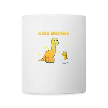Frères et sœurs frère Brothersaurus I cadeau - Mug blanc - blanc - Devant