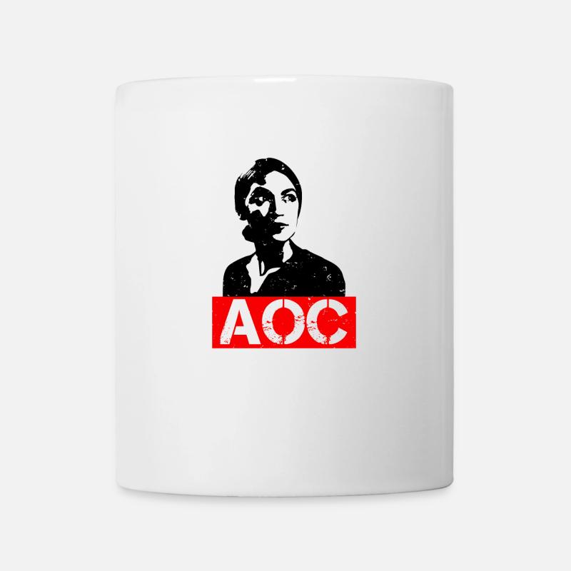 AOC for President 2024 Alexandria Ocasio-Cortez - Tasse - Weiß