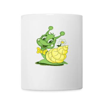 limace - Mug blanc - blanc - Devant