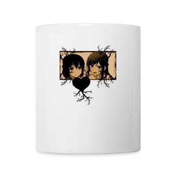manga kiss old grunge nerdy love print japan egirl - Mug - white - Front