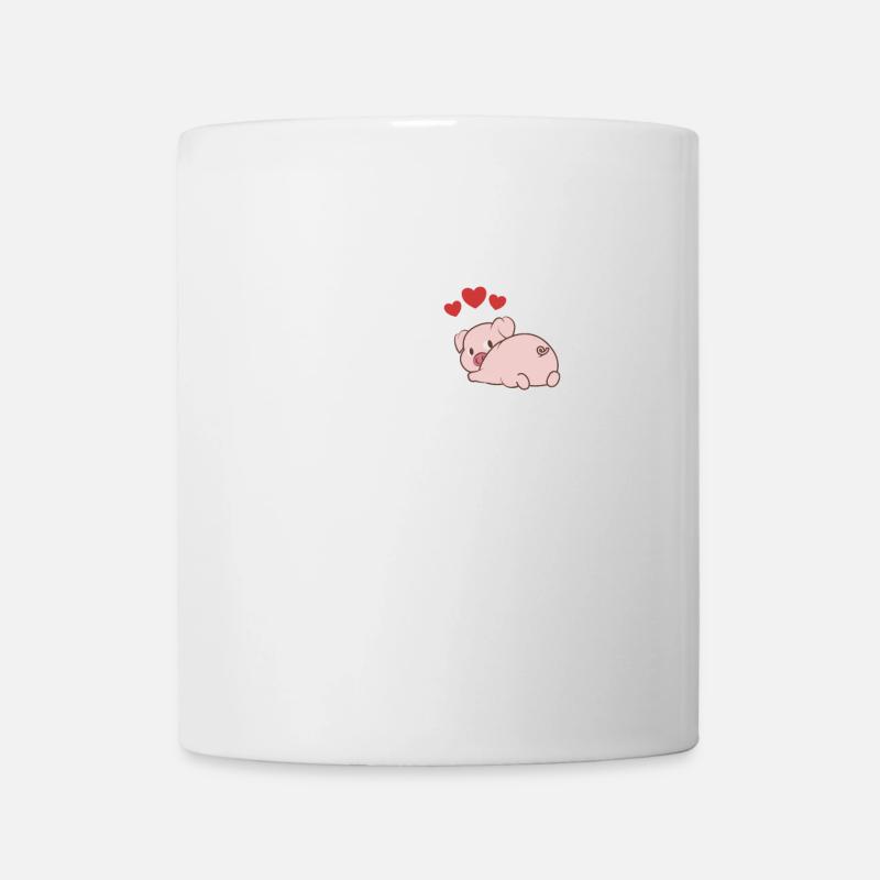 Amour de cochon de poche - Mug blanc - blanc