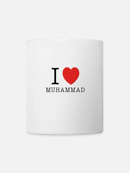 I LOVE MUHAMMAD - Mug blanc - blanc