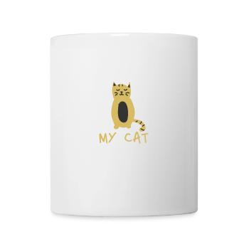Funny Cat Lover Sorry I'm Late Cat Owner Gift - Tasse - Weiß - Vorne