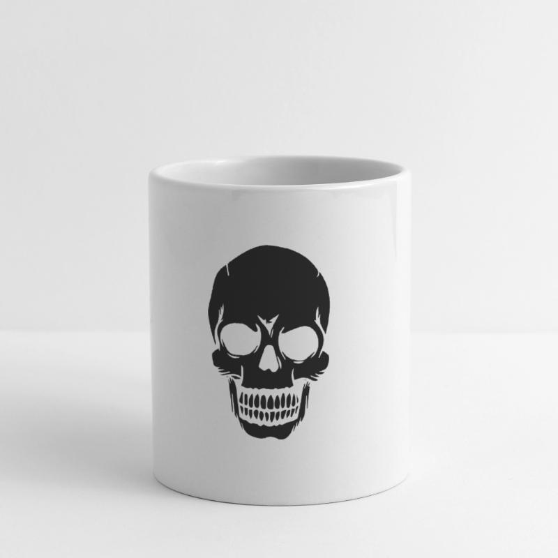 Skull White Skull Conception Mug blanc