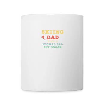 Papa skieur - comme un père normal mais plus cool - Mug blanc - blanc - Devant