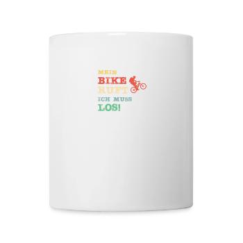 My bike is calling, I have to go! - Mug - white - Front