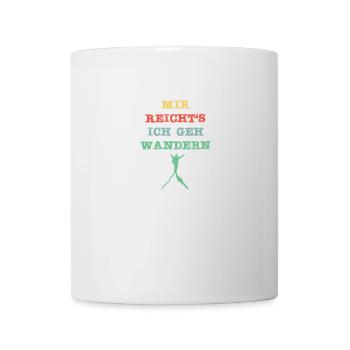 J’en ai assez, je pars en randonnée ! - Mug blanc - blanc - Devant