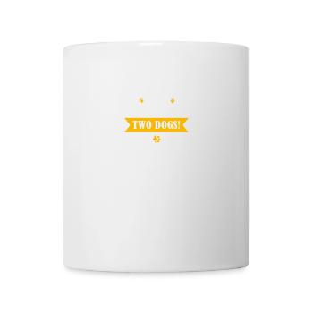 What ́s better than one dog? Two dogs! - Mug - white - Front