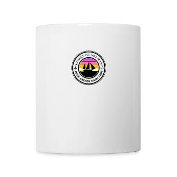 Heimat ist wo man auch abends noch Moin sagt! - Tasse - Weiß - Vorne