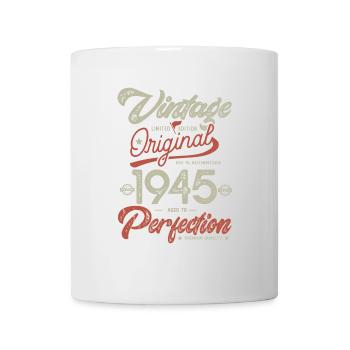 1945 anniversaire vintage Né 1945 - Mug blanc - blanc - Devant