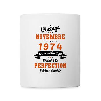 50 Years Anniversary - Vintage - November 1974 - Mug - white - Front