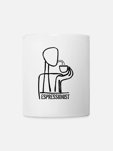 Espressionist - Espresso - Kaffee trinken - Tasse - Weiß