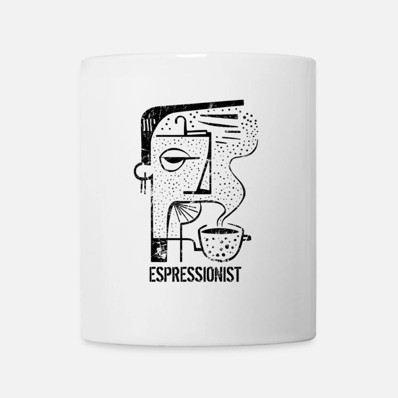 Espressionist, Expressionismus, Wortspiel, Malerei - Tasse - Weiß