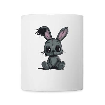 Cute Rabbit Soft Toy - Mug - white - Front