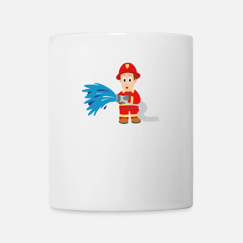 pompier - Mug blanc - blanc
