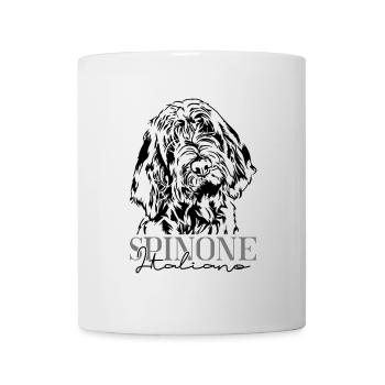SPINONE ITALIANO portrait de chien Wilsigns chien chiens - Mug blanc - blanc - Devant