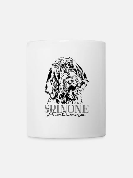 SPINONE ITALIANO Hundeportrait Wilsigns Hund Hunde - Tasse - Weiß