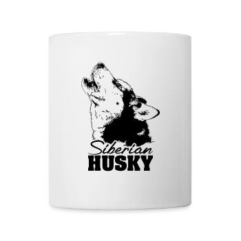 SIBERIAN HUSKY howling Wilsign's sled dog - Mug - white - Front