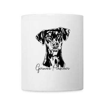 GERMAN PINSCHER Wilsigns Dog Dog - Mug - white - Front