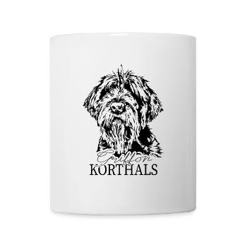 GRIFFON KORTHALS Portrait Hunting Dogs Dogs Wilsigns - Mug - white - Front