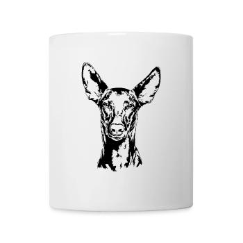 PHARAOH DOG Portrait Dog Wilsigns Pharaoh Hound - Mug - white - Front