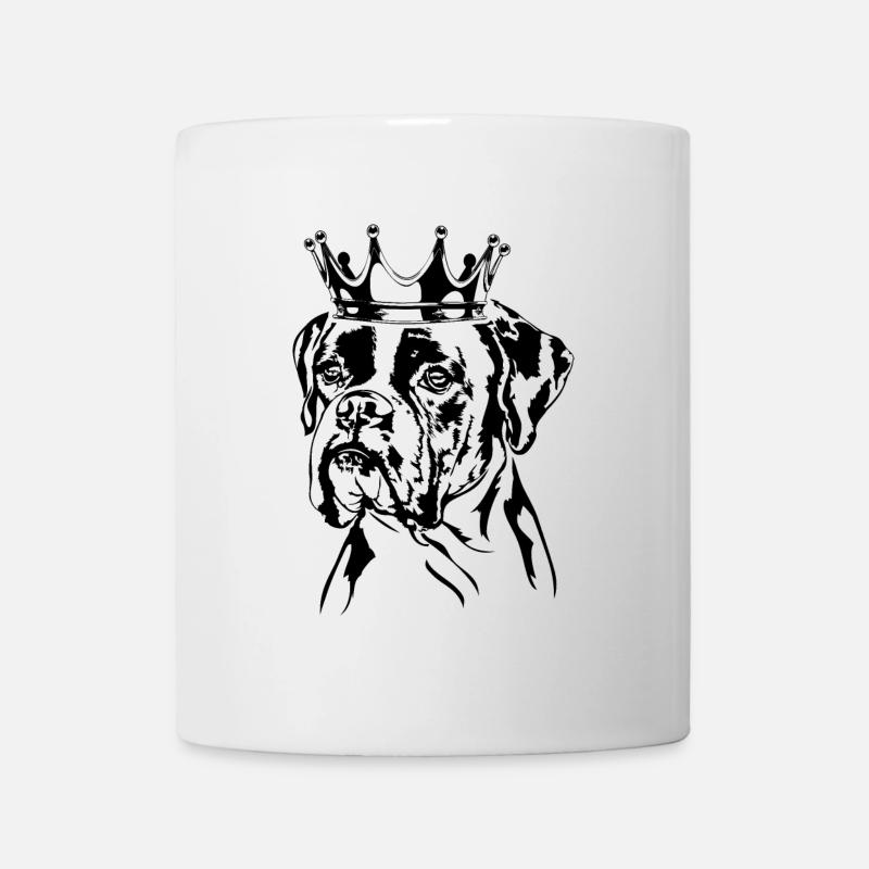 Deutscher BOXER Hund Krone Hunde Wilsigns - Tasse - Weiß