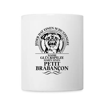 PETIT BRABANCON Schutzengel Hunde Spruch Wilsigns - Tasse - Weiß - Vorne