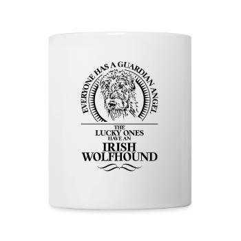 IRISH WOLFHOUND Guardian Angel Saying Wilsigns - Mug - white - Front