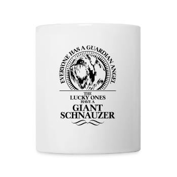 GIANT SCHNAUZER Guardian Angel Hund Hunde Wilsigns - Tasse - Weiß - Vorne