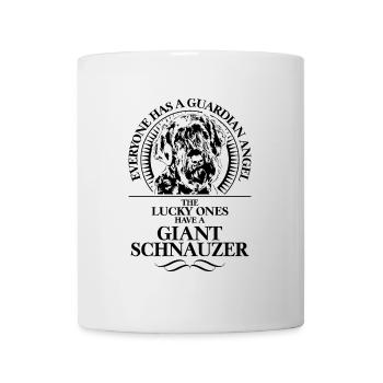 GIANT SCHNAUZER Guardian Angel Hund Hunde Wilsigns - Tasse - Weiß - Vorne