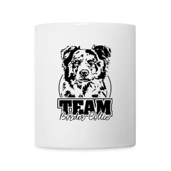 TEAM BORDER COLLIE Hütehund Agility Hundesport - Tasse - Weiß - Vorne