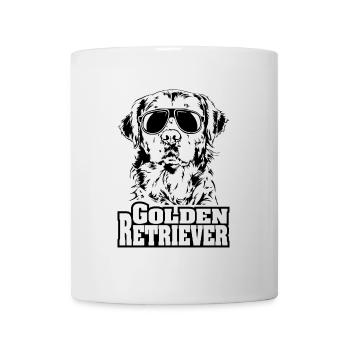 GOLDEN RETRIEVER cool lunettes de soleil chiens chien - Mug blanc - blanc - Devant