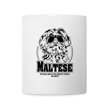 MALTESE coolest people dogs saying Wilsigns - Mug - white - Front