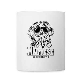 MALTESE coolest dog ever Dog saying dogs - Mug - white - Front