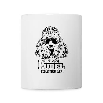 PUDEL coolest dog ever Hundespruch Hunde Hund - Tasse - Weiß - Vorne