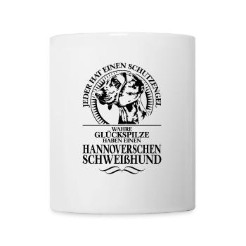 HANNOVERSCHER SCHWEISSHUND Schutzengel Wilsigns - Tasse - Weiß - Vorne