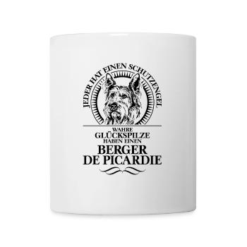 BERGER DE PICARDIE Schutzengel Hundespruch Hunde - Tasse - Weiß - Vorne