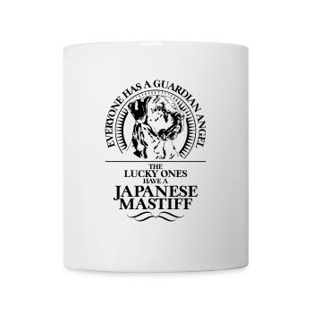DOGUE JAPONAIS Ange Gardien Chien Disant Chiens - Mug blanc - blanc - Devant