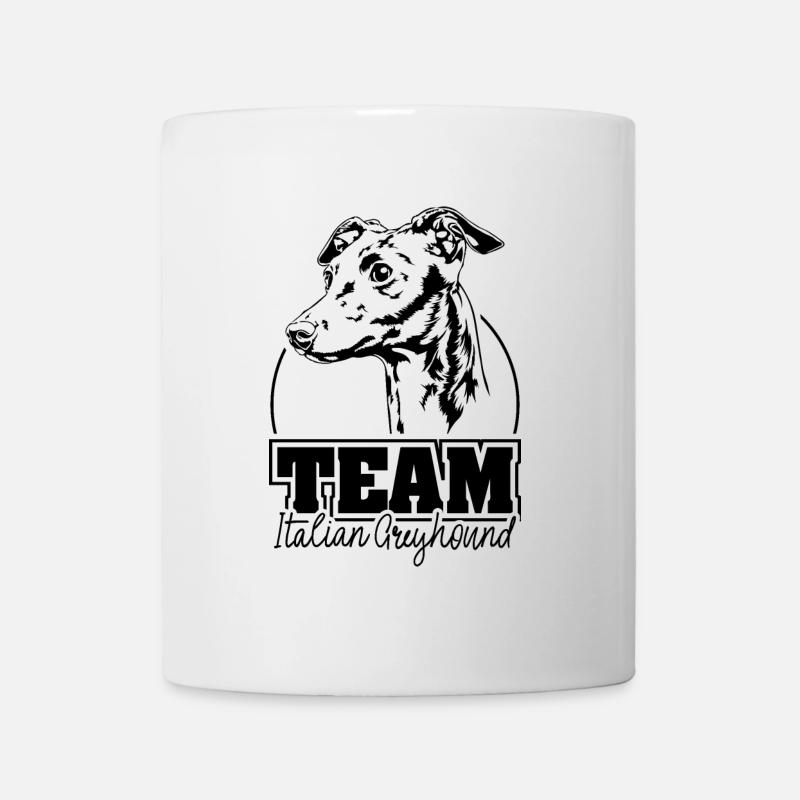 TEAM ITALIAN GREYHOUND Hunde Windhund Wilsigns - Tasse - Weiß