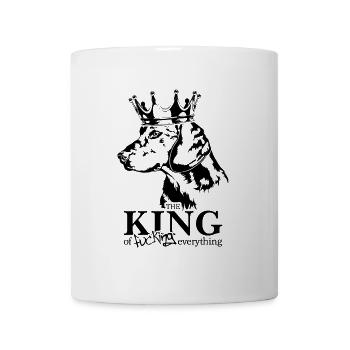 ALPENLAND DACHSBRACKE King disant Wilsigns - Mug blanc - blanc - Devant