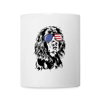 GORDON SETTER America Flag USA Hunting Dog Wilsigns - Mug - white - Front