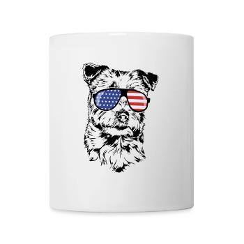 JACK RUSSELL TERRIER America Flag Sunglasses - Mug - white - Front