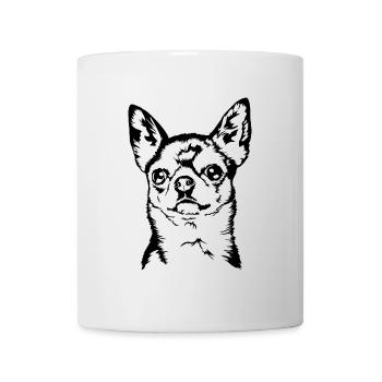 CHIHUAHUA Chien Portrait Chiens Wilsigns - Mug blanc - blanc - Devant