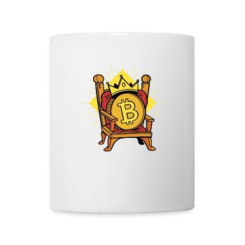 Bitcoin King - Mug blanc - blanc - Devant