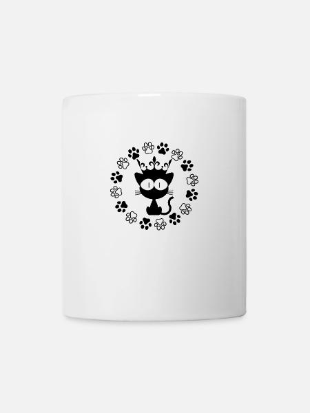 Katze 2 - Tasse - Weiß