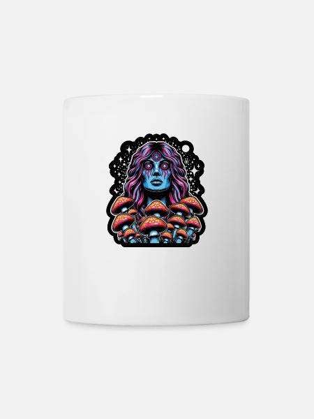 Psychedelic Mushroom Oracle - Tasse - Weiß