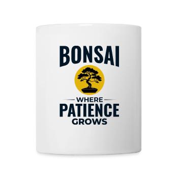 Japanischer Bonsai Gärtner Baum Sammler Gartenarbeit - Tasse - Weiß - Vorne