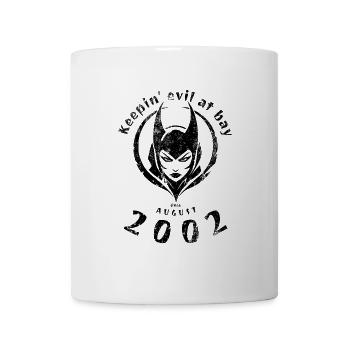 22. Birthday Keepin evil at bay since 08/2002 - Mug - white - Front