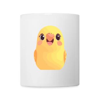 Wellensittich Spatz Vogelschwarm - Tasse - Weiß - Vorne