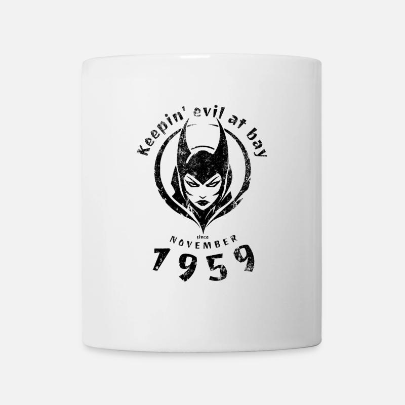 65. Geburtstag Keepin evil at bay since 11/1959 - Tasse - Weiß